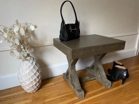 Drexel Heritage Distressed Bench or Low Side Or Entryway Table Cover