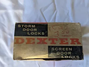 Vintage Dexter Nr. massiv Messing 1160 Storm Screen Türschloss Set - Bild 1 von 15