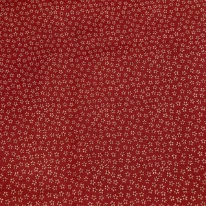Small Scale Floral Print on Red 100% Cotton 1.5 yd Quilting Fabric Marcus Bros - Picture 1 of 5