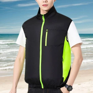 Summer Air-conditioned Clothes for Men Women Cooling Vest for Outdoor (Black XL) - Bild 1 von 8
