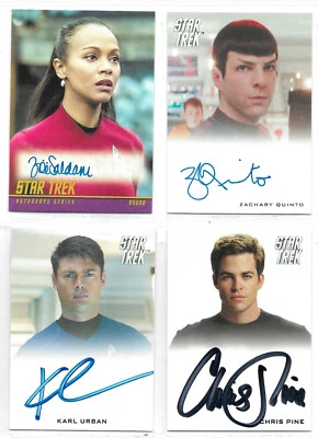 Star Trek Beyond - Autograph, Relic & Patch Card Selection NM Rittenhouse - Image 1 of 4