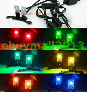 BT RGB Devil Demon Eye for Car Motorbike HID Projector Lens Xenon Headlamp DRL - Picture 1 of 11