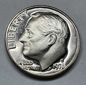 1976-S Roosevelt Dime 10cent PROOF Coin from US Mint Proof Set. - Picture 1 of 7