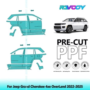 PreCut Paint Protection PPF Kit For Jeep Grand Cherokee 4xe OverLand 2022-2025 - Picture 1 of 7