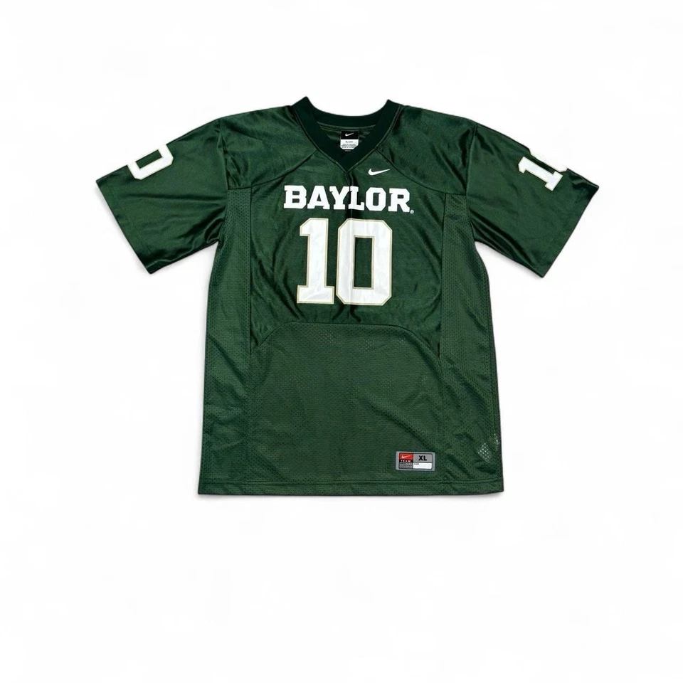 Camiseta Nike Baylor University Bear verde década de 2000 #10 vintage para mujer talla XL (20) Foto 1 de 4