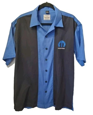 Mopar Shirt Mens Large Blue Black David Carey Originals Short Sleeve Mechanic - Image 1 of 4