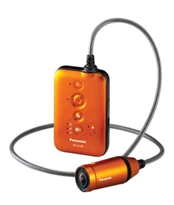 NEU Panasonic HX-A100 FullHD tragbare POV Body Kamera/Camcorder (orange) ** Japan - Bild 1 von 10