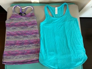 2 magliette sportive Ivivva by Lululemon bambina taglia 10 canottiere leggere - Foto 1 di 6