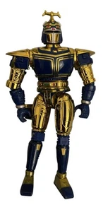 Beetleborg Spectra Chromium Gold & Blue 6" Bandai 1997 Vintage Action Figure - Picture 1 of 4