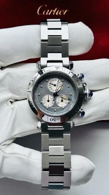 Cartier Pasha 1352-1 Chronoreflex 35MM - Image 1 of 4