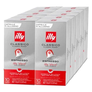 Illy Classico 100 Capsule In Alluminio Compatibili Nespresso - Foto 1 di 1