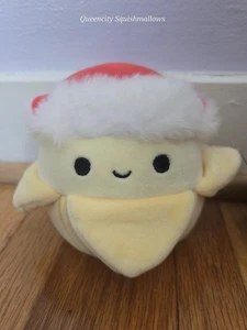Original Squishmallows 4.5" Junie The Banana with Trapper Hat Christmas - Picture 1 of 4