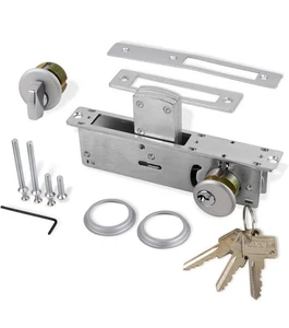 Storefront Door Mortise Lock Deadbolt Aluminum storefront Mortise Door Lock H... - Picture 1 of 1