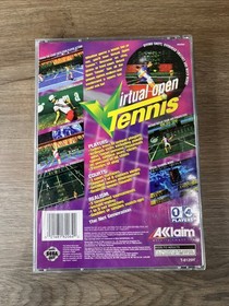 Virtual Open Tennis (Sega Saturn, 1996) Tested- Fast Ship!