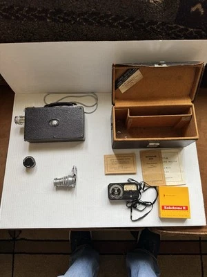 Cine-Kodak Mdl K con medidor de exposición Weston Cine filtro de color teleobjetivo adicional Foto 1 de 4