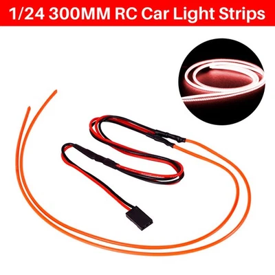 30cm RC Car LED Light Strips Color Flexible Light For SCX24 TRX4M UTB18 1/24 Car - Image 1 of 4