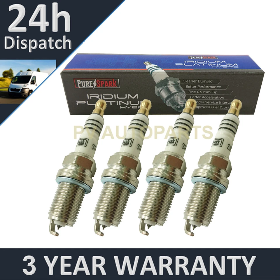 4X IRIDIUM PLATINUM SPARK PLUGS FOR SUBARU IMPREZA 2.0 WRX STI AWD 2001 ON #1 - Image 1 of 1