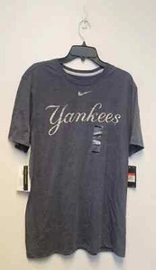 NIKE MENS NEW YORK YANKEES TRI BLEND T SHIRT LARGE, GRAY *NEW - Picture 1 of 1