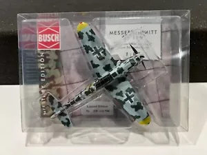 Busch 25055 Messerschmitt BF-109 G2 aereo da combattimento Heinrich Ehrler 1:87 - Foto 1 di 8