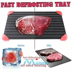 14" Fast Defrosting Tray Rapid Thawing Board Safe Defrost Meat Frozen Food Plate - Picture 1 of 12