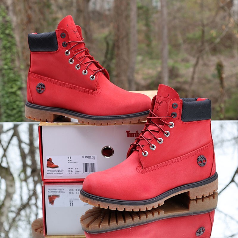 Botas Timberland Rojo Rubi Para Hombre