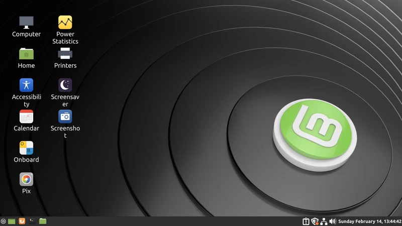 CD ou DVD Linux - Distribution Linux Mint avec bureau - Photo 1/3