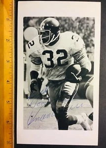 Pittsburgh Steelers FRANCO HARRIS autograph signed auto 7x4 photo Hall of Fame - Picture 1 of 5