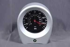 BMW QUARTZ DESK CLOCK SPEEDOMETER RARE MPH KM/H - Picture 1 of 8