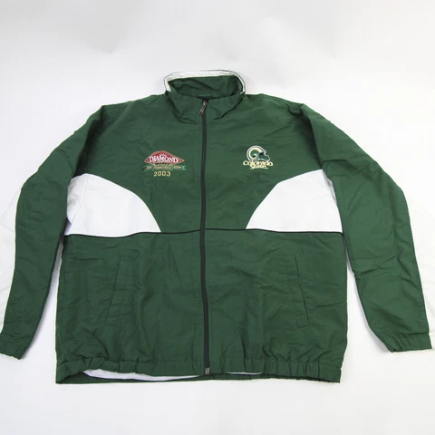 Colorado State Rams Russell Athletic Jacket Men's Green/White Used Cover
