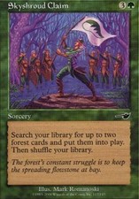 4x NM-Mint, English Regular Skyshroud Claim Nemesis magicmtg