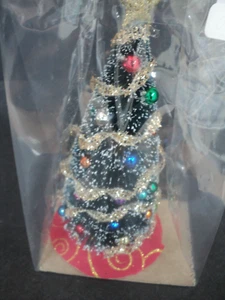 PUPPENHAUS WEIHNACHTSBAUM / GESCHMÜCKT - Bild 1 von 3