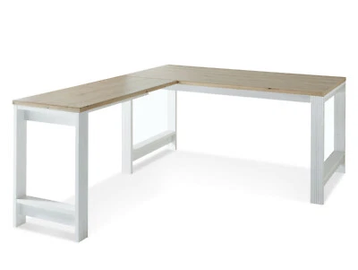 Winkelschreibtisch Winkelkombination Schreibtisch Tisch Büro JADY MDF Pinie  - Bild 1 von 2