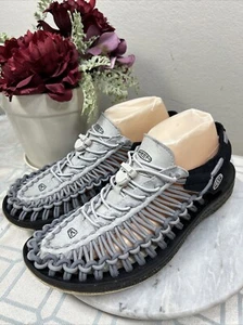 Keen Uneek Bungee Cord Anatomical Bed Mix Gray Suede Sandals Men’s EU 43 US 10 M - Picture 1 of 13