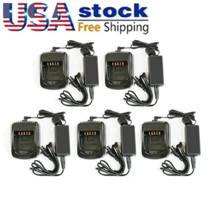 5x KSC-32 Rapid Charger For TK5320 TK5220 TK2180 TK3180 NX411 NX200 NX300 Radio - Picture 1 of 5