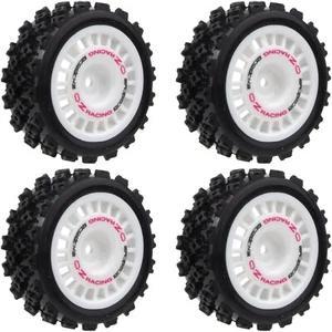 Llantas y neumáticos de goma para ruedas de automóvil de radiocontrol buje hexagonal de 12 mm para Tamiya TT-01 TT-02 XV-01 HSP - Imagen 1 de 6