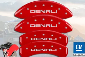 2021-2024 GMC Yukon / XL "Denali" Front + Rear Red MGP Brake Disc Caliper Covers - Bild 1 von 10