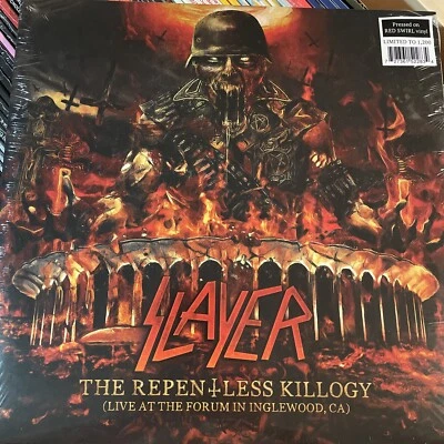 Slayer, The Repentless Killogy, Live @ The LA Forum, Red Swirl Colored Vinyl 2LP - Image 1 of 3