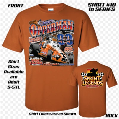 Nueva Camiseta Sprint Legends #22 Jan Opperman Bogar's Speed & Snow Sprint Car Foto 1 de 3