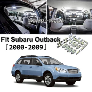 8 Bright White Bulb For Subaru Outback 2000~2009 LED Interior Light Package Kit - Picture 1 of 8