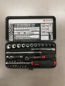 Juego de herramientas de llave multisocket Wurth Zebra de 1/4 de pulgada 33 piezas - Imagen 1 de 4