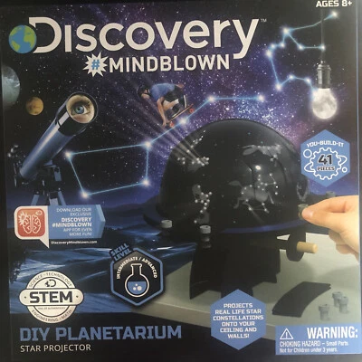 Discovery Hágalo Usted Mismo Planetario Estrella Proyector Vástago Proyecto Nueva Era 8+ Baterías Req Foto 1 de 4