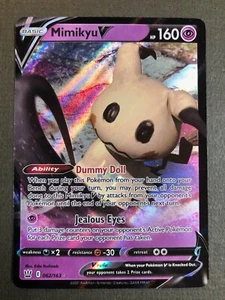 Pokémon Mimikyu V - 062/163 Ultra Rare Battle Styles NM Pack Fresh! - Picture 1 of 6