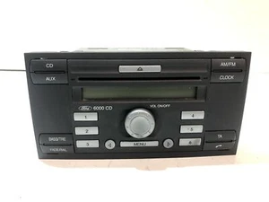 Autoradio Radio CD  AM FM Aux 6000 Telefon Ford Fiesta V 5 JH JD 6S61-18C815-AG - Bild 1 von 6