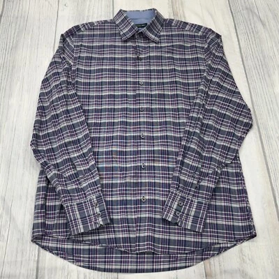 Camisa Zachary Prell Albiate Botón S Pequeña Azul A Cuadros Para Hombre Foto 1 de 4