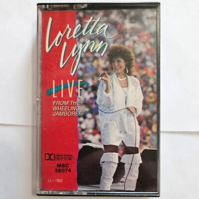 PLAY TESTED Loretta Lynn CASSETTE: Live From The Wheeling Jamboree - 1986 - Image 1 of 4