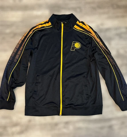 Adidas Indiana Pacers Official Warm Up Jacket SZ XL Zip Up Cover
