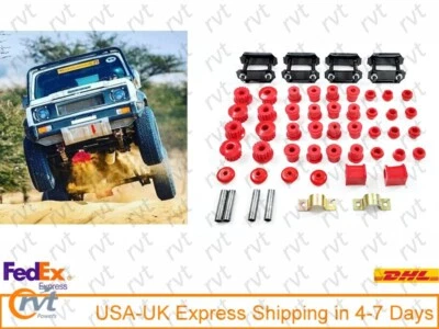 Suzuki Samurai Complete Polyurethane Suspension Leaf Spring Bushing Kit - Image 1 of 4