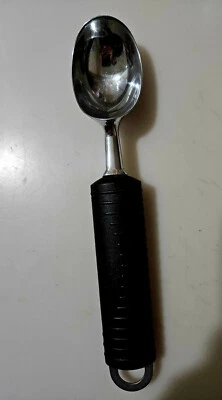 Совок для мороженого из нержавеющей стали с черной ручкой сделано в Италии - Изображение 1 из 4