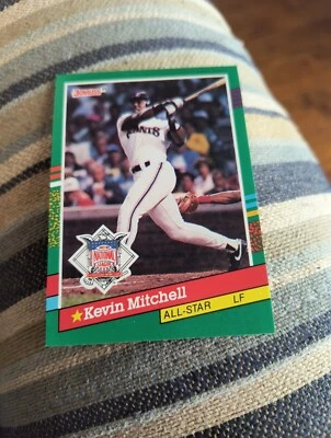 KEVIN MITCHELL 1991 DONRUSS ALL STAR #438 FREE SHIPPING  - Image 1 of 2