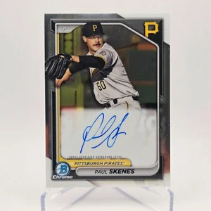 2024 Bowman Paul Skenes #CPAPS Chrome Prospect Autograph RC - Bild 1 von 2